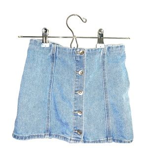 Forever 21 Button Down Jean Skirt